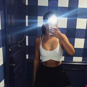 Free people crop workout top